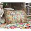 Multicolore drap-housse et coussin décoratif Ambesonne-106793847