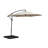 Oyster 3m Standard Cantilever Over Hanging Powder Coated Parasol with Cross Stand This parasol is made using Polyester Fabric which has a Weather-Proof Coating & UPF Sun Protection Level 50-27427510