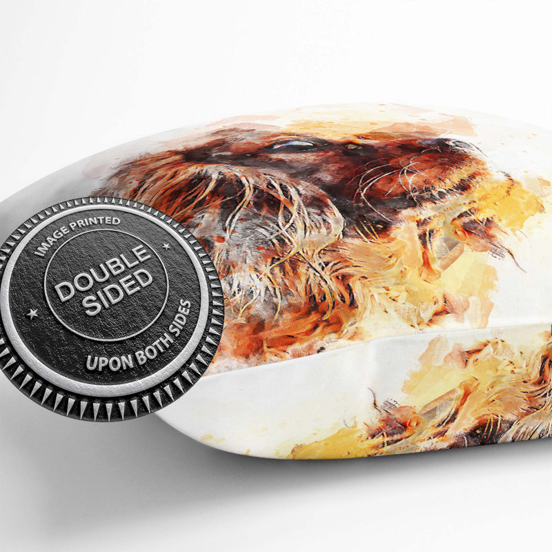 Square Throw Cushion, 40cm H x 40cm W x 15cm D