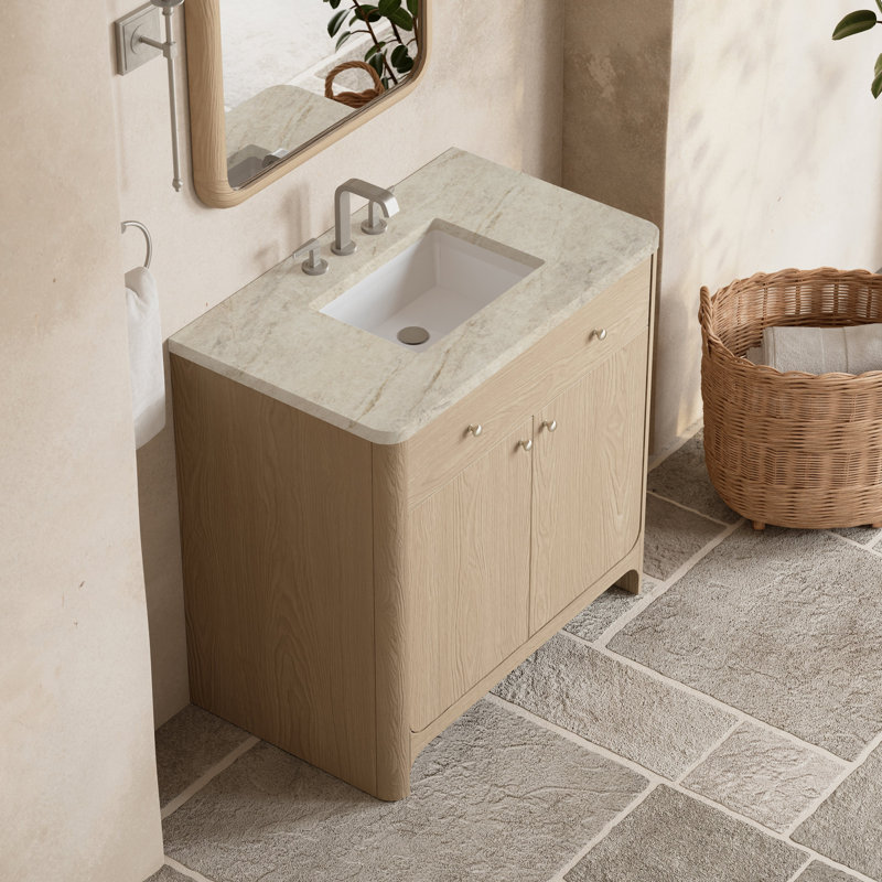 Gracyn 36'' W Single Vanity, Coastal Driftwood, Tajnar Eclos