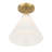 Hashimoto 1-Light Mini-Pendant or Semi-Flush in Brass-1145951837