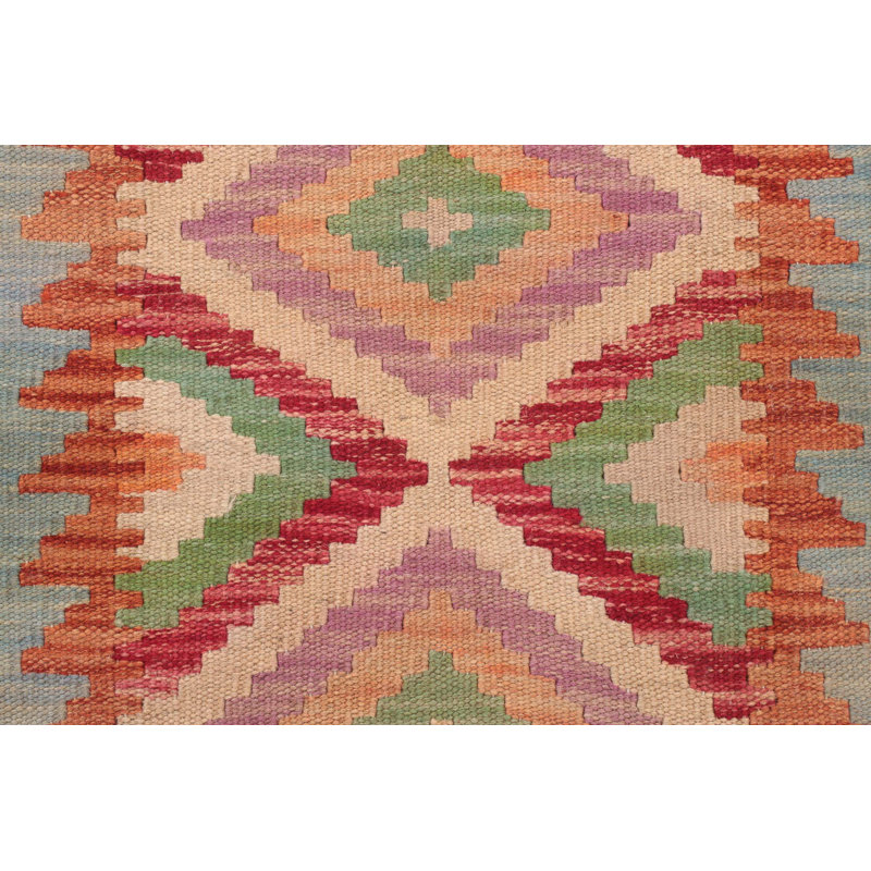 Geometric Hand Woven 60cm X 90cm Area Rug