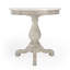 Danielle Marble 24" Pedestal Side Table-545122855