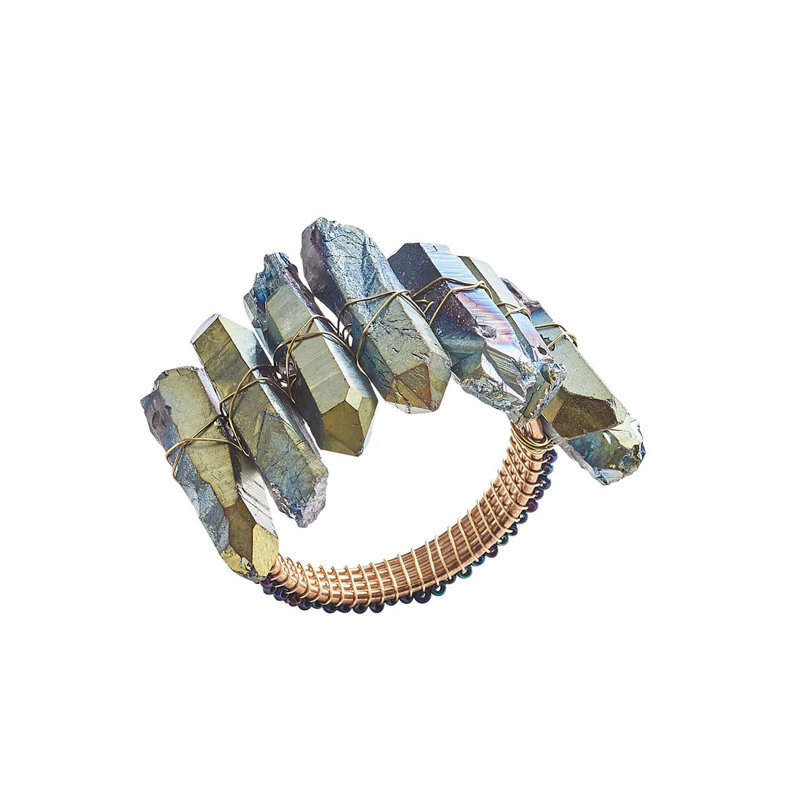 Radiant Napkin Ring, Midnight