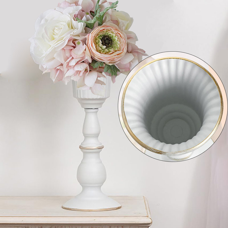 Vase en métal, vase décoratif élégant, 10 pièces