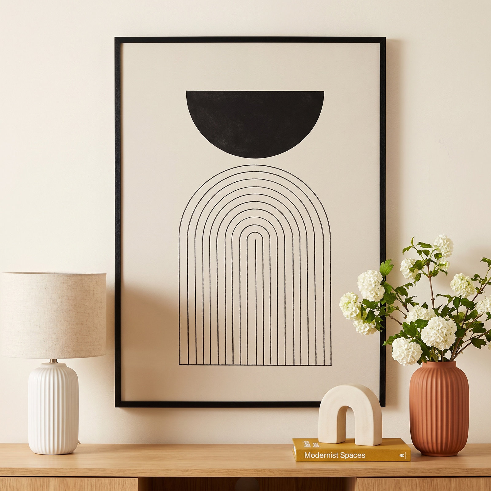 BaB No 1 by The MIUUS STUDIO, 41" H x 30" W x 1" D, Black