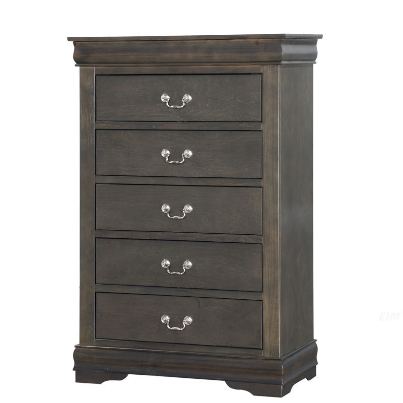 Commode Louis Philippe III, Gris foncé