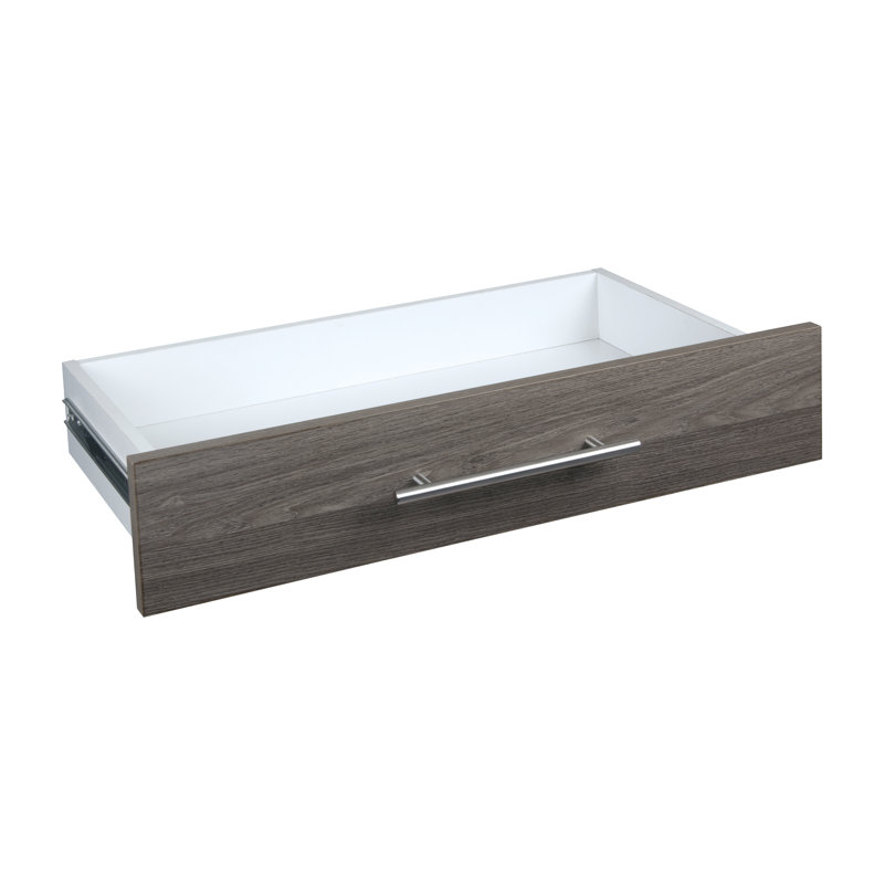 Tiroir moderne SuiteSymphony H 4,92 po x l 24,9 po, Gris graphite