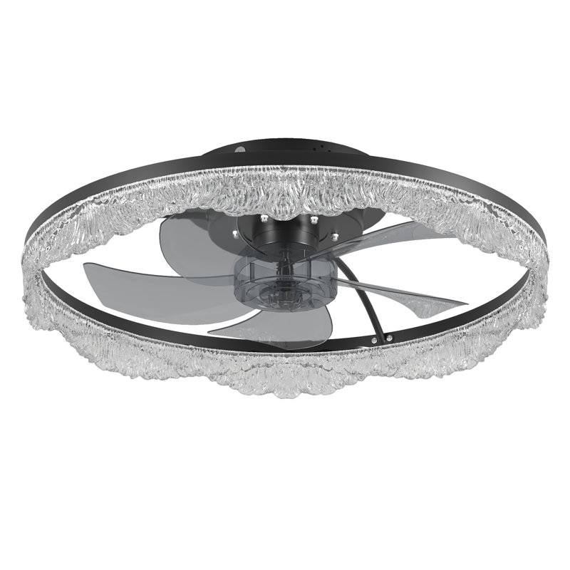 Decorative LED Ceiling Fan Light, 20"