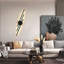 3-Light 58Cm Black Flush Mounted Sconce