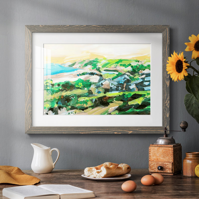 «Spring Village I», reproduction de cadre photo simple, Gris, H 18 po x l 26 po x P 1,5 po