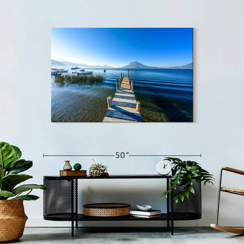 Aletra Lake Atitlan Dock, 30" H x 45" W