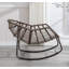 Chaise berçante en acier Dyess