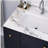 31 Inch Marble Vanity Top, Bathroom Vanity Top with Undermount Rectangular Middle Sink and 4" Height Backsplash