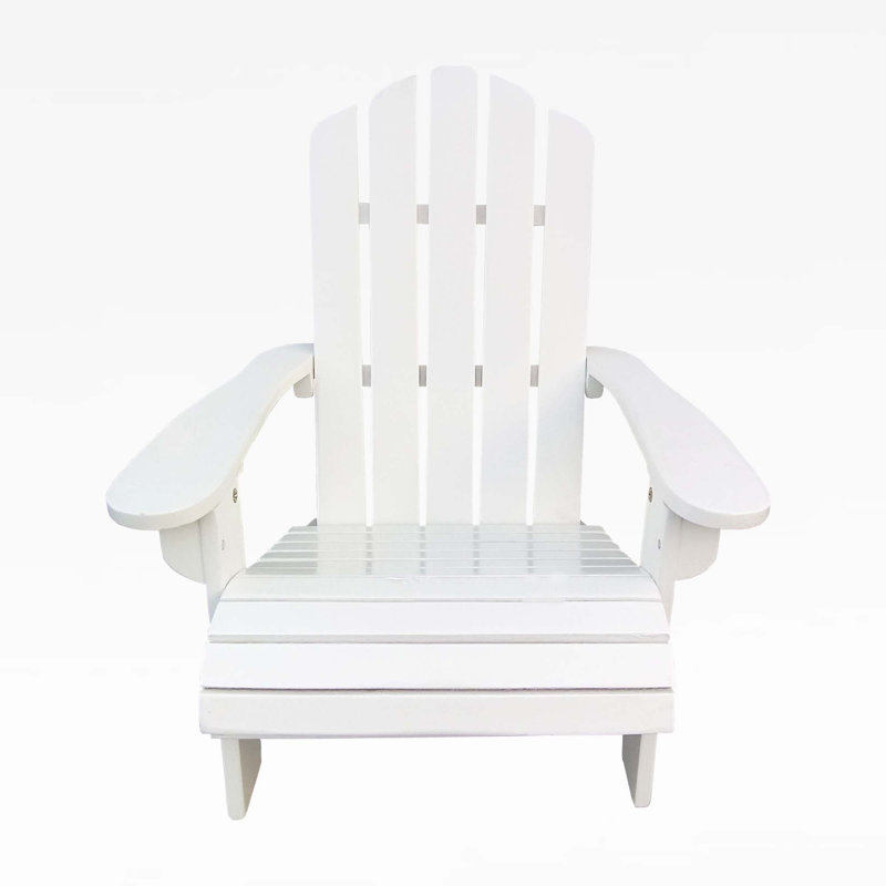 Chaise Adirondack pour enfants Ashendon, Blanc