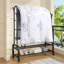 Stainless Steel Freestanding 2 - Hook Coat Rack