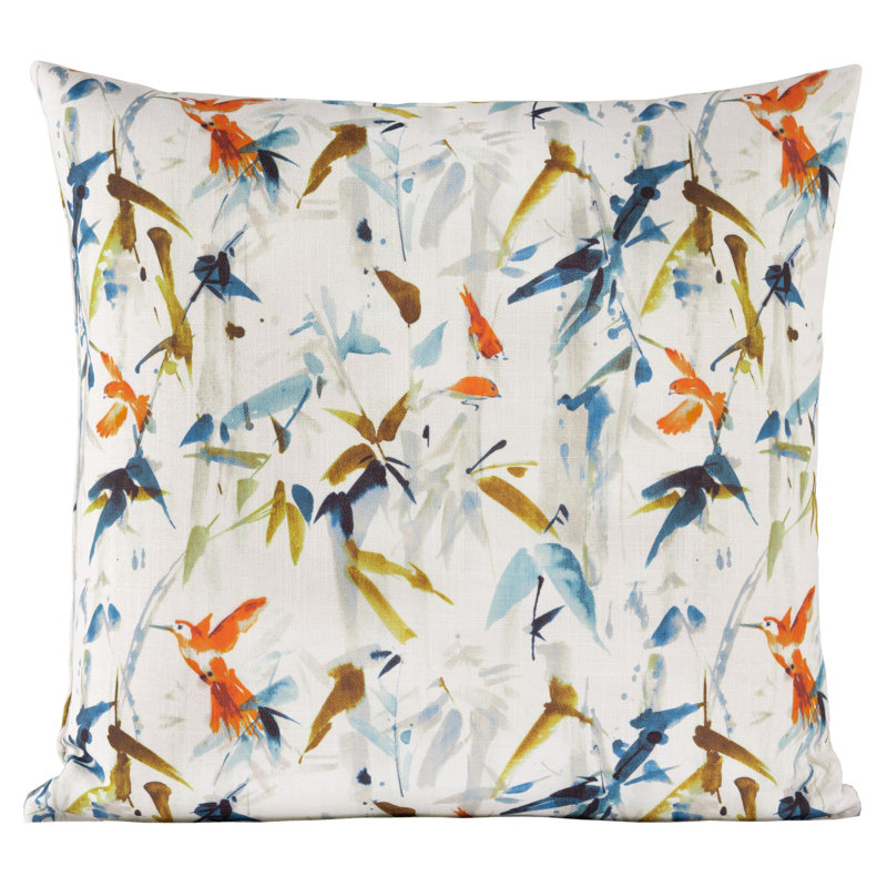 Floral Reversible Throw Pillow, 19" x 19"