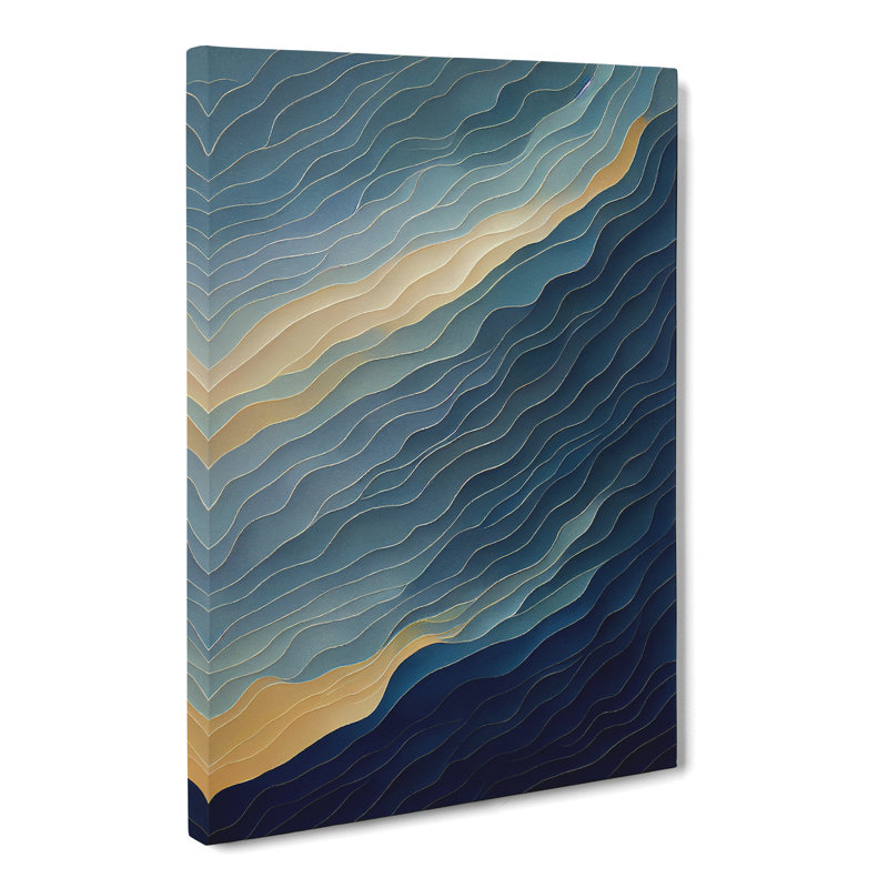 Ocean Abstract Vol.1 - Wrapped Canvas, 50cm H x 35cm W x 3cm D