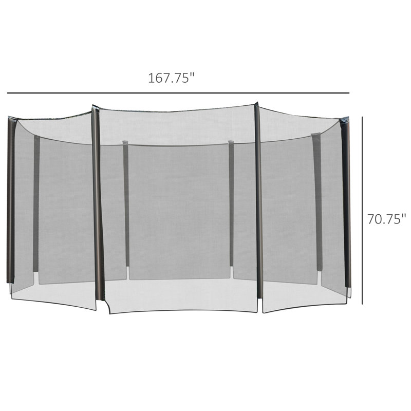 Filet de sécurité pour trampoline 14 pi
