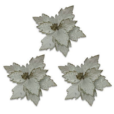 Piquet à poinsettia de 25 cm