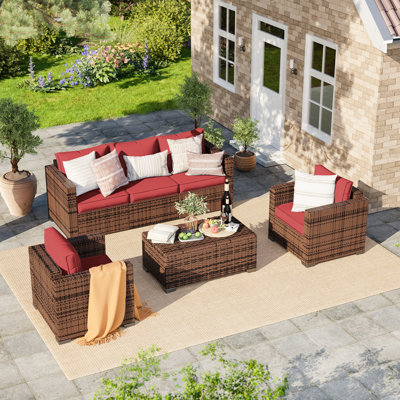 5-Person Seating Group With Storage