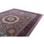 Tapis gris et bleu marine noué à la main de haute qualité