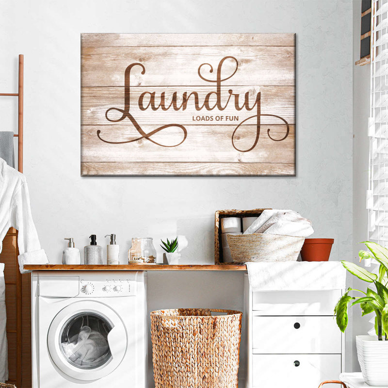 Laundry Laundry of Fun, impression sur toile, H 8 po x l 12 po x P 1 po
