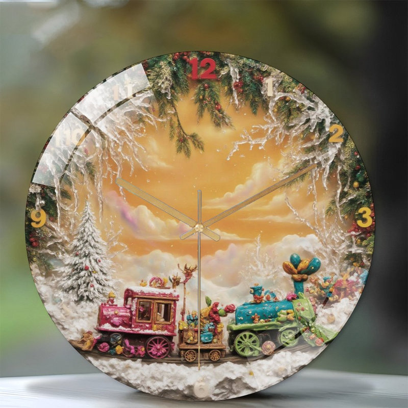 Horloge murale de Noël 12 po