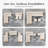Latitude Run 4-Piece All-Weather Wicker Outdoor Patio Conversation Set with Plush Cushions