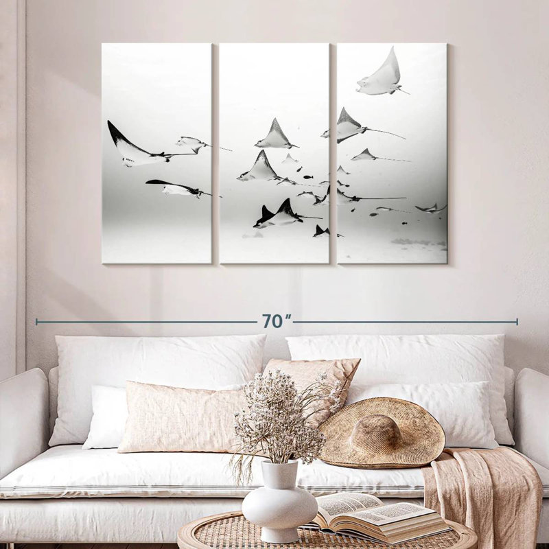 Aletra Congregation Of Mantis, 32" H x 50" W
