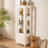 71'' Freestanding Display Cabinet With 2 Storage Drawers