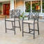 Tabouret de bar 27 po avec coussin Airic