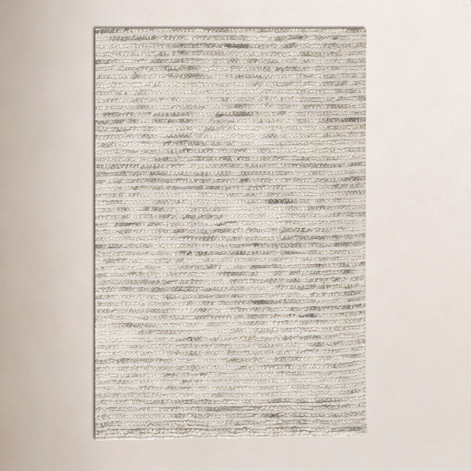 Kathy Hand-Woven Abstract Wool Rug, Rectangle 5' x 8'