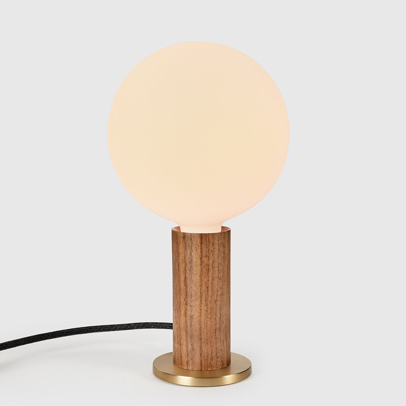 Knuckle Table Lamp, Walnut