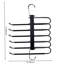 Cintre pour pantalons pliable en acier inoxydable-689805503