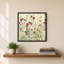 Hollyhocks Row Cool par Cheri Blum - Impression sur toile-130879981-130879982