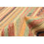 Tapis de bois one-of-kind à la main-noué la new age bohémien vert/rouge 6 pi 3 po x 9 pi laine de 2 po