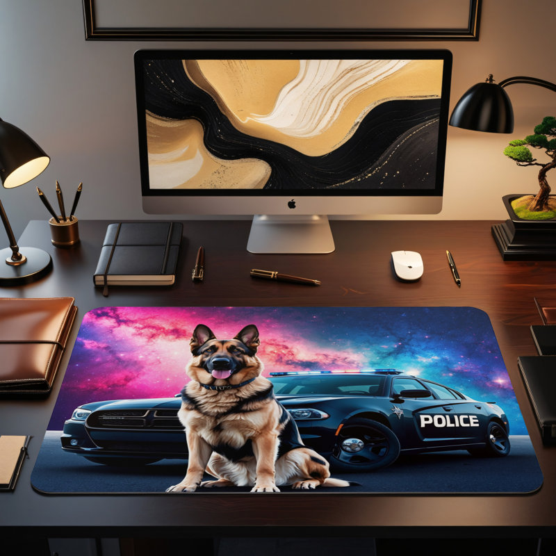 Polyester Desk Pad, 23.6x13.8