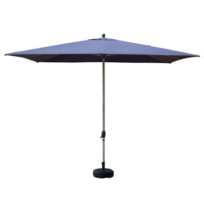 Rectangle Patio Umbrella With Crank Lift (Base Not Included)
