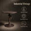 Table de bout Industrial Retro Table d'appoint Mécanique antique DIY Manivelle à hauteur ajustable-217115047