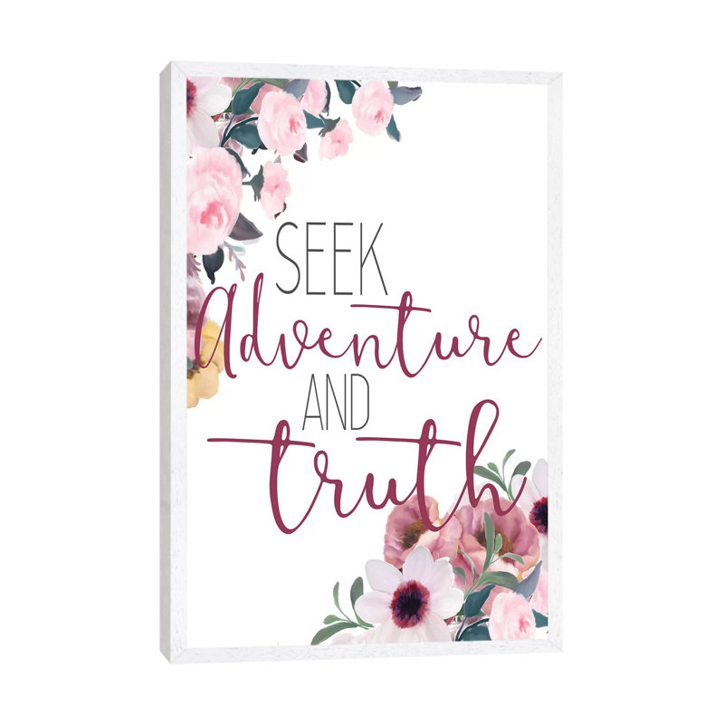 Courage And Truth II by Kimberly Allen - Print on Canvas, White Framed, 66.04cm H x 45.72cm W x 3.81cm D