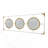 Gold And White Frame With Mirror