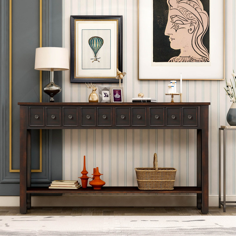 Table d'appoint Tarsita, Noir 1