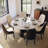 Modern Contemporary Upholstered Dining Chairs, High Back Armchairs-114192985-114192984