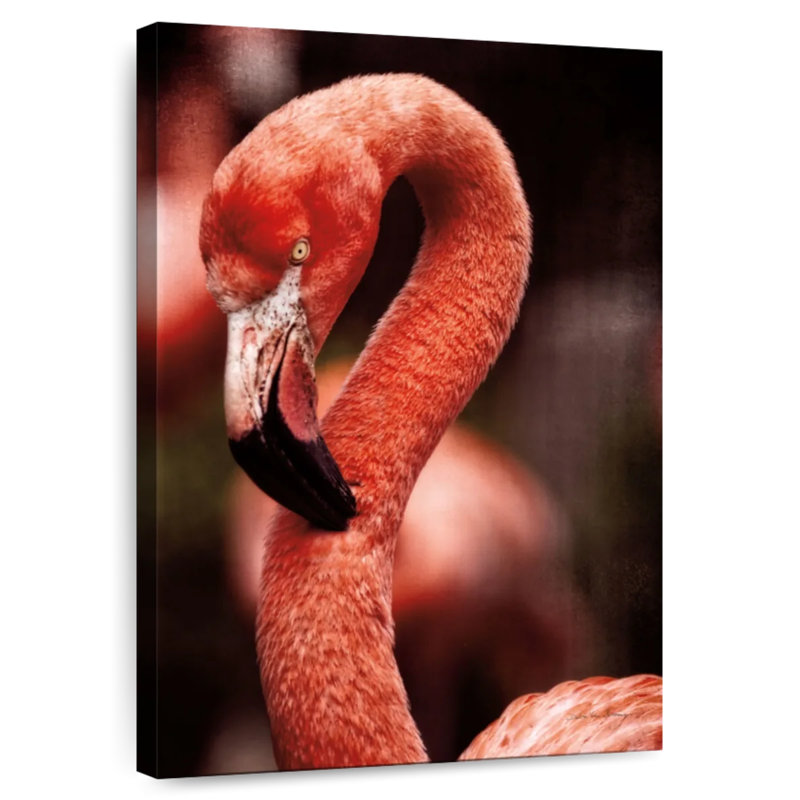 Brampt Caribbean Flamingo II, 48" H x 32" W