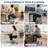 Uncaged Ergonomics® Wobble Stool Air Adjustable-Height Rolling Balance Stool