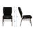 Bernardston 18.5"W Fabric Church Chair with Attached Book Rack-22165229-22165232