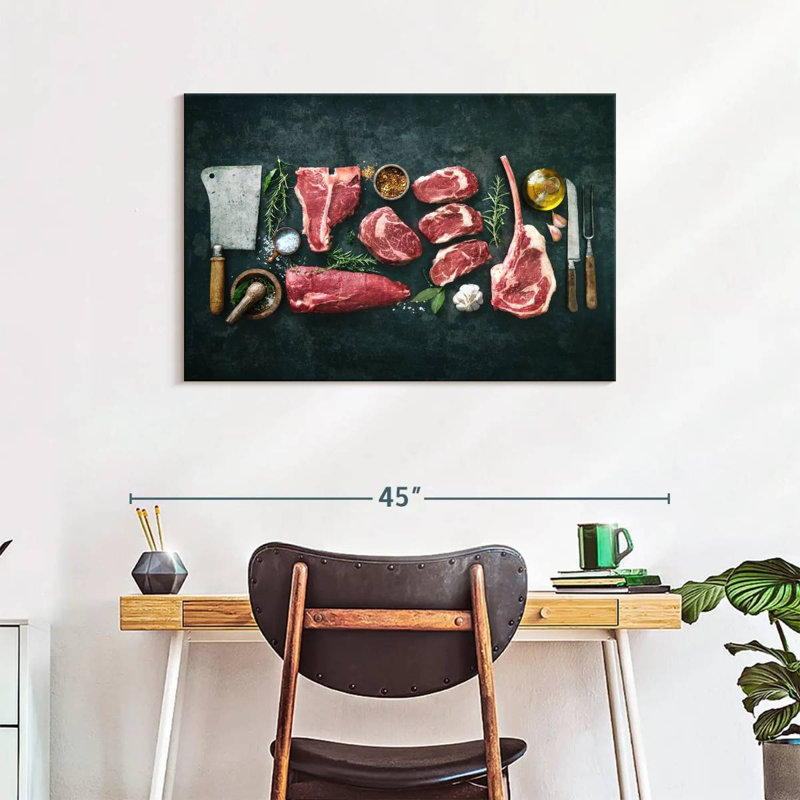 Coupes de steak cru Yarlin, H 24 po x l 36 po
