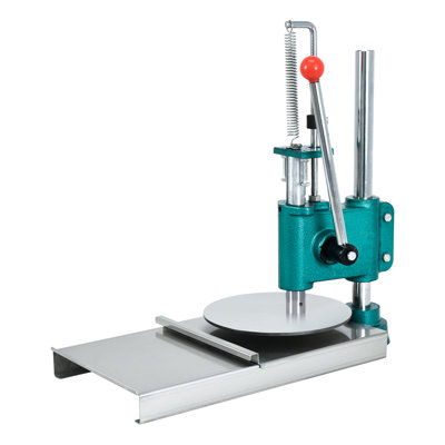 9.5 Inch Manual Pizza Dough Press Machine Adjustable 24cm Pastry Flattener, Perfect for Homemade Pizza Meatloaf & Buns, Suitable for Home Kitchen & Restaurant Use