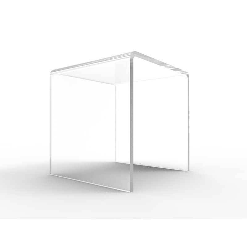 Ensemble de contremarches en acrylique en plexiglas transparent Fixturedisplays® - ensemble de 7 - 1/8 po d'épaisseur 20003